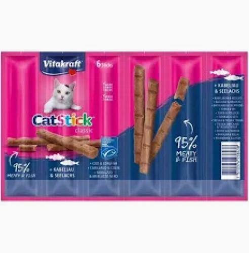 Cat Stick® + Kabeljau & Seelachs, 6er