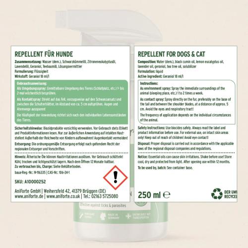 Aniforte Zeckenspray 250 ml