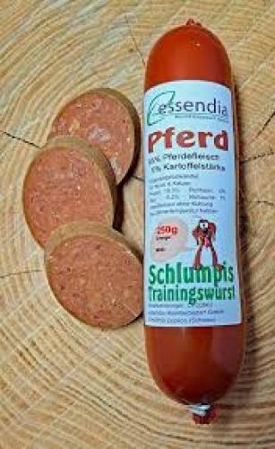 Schlumpis Trainingswurst Pferd 250 g – für Hunde und Katzen