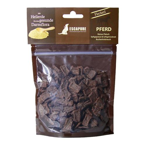 Escapure Pferde Fleckerl mit Heilerde Hundesnack 150 g