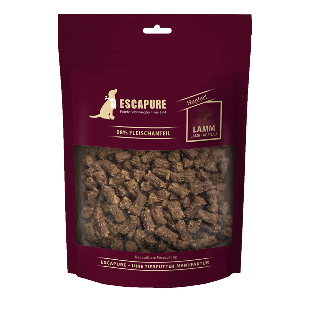 Escapure Lamm Hupferl Hundesnack 150 g