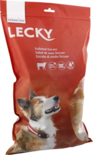 Lecky Kalbshuf DeLuxe 1 kg – Natürlicher Kauartikel für Hunde