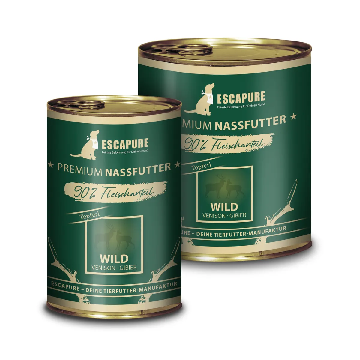 Escapure Wild Topferl Dose 200 g, Wildfleisch mit Kartoffeln und Pastinake