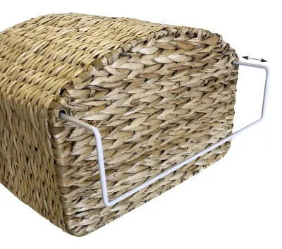 swisspet Wohnkorb Milan für Heizung 40 × 30 × 28 cm mit Kissen