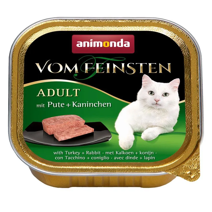 Animonda Vom Feinsten mit Pute & Kaninchen 100 g – Katzenfutter
