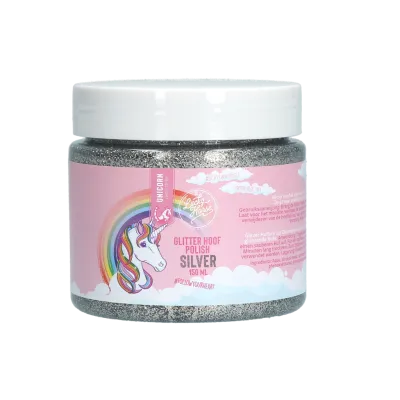 Lucky Horse Glitzer Huflack Silber