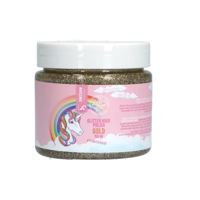 Lucky Horse Glitzer Huflack Gold