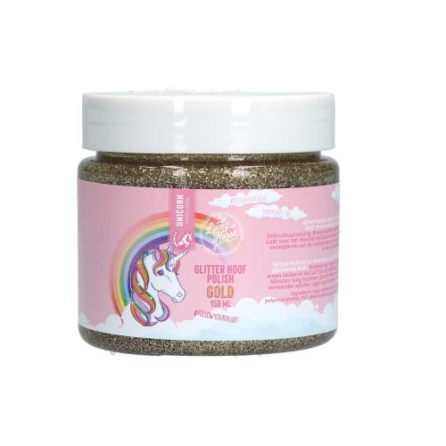 Lucky Horse Glitzer Huflack Gold