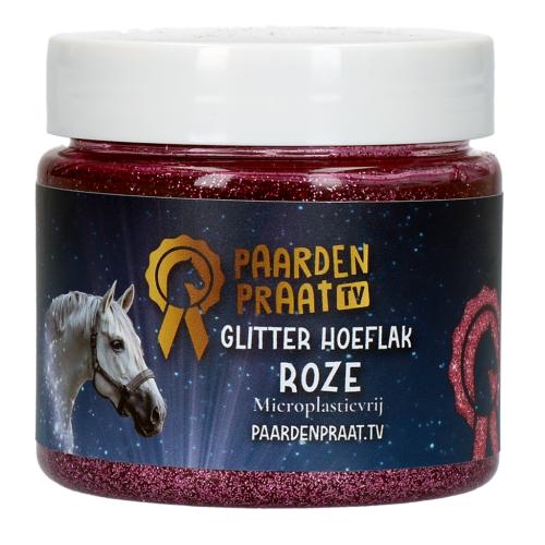Paardenpraat TV Glitzer Huflack Rosa