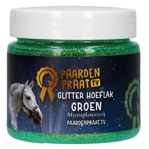 Paardenpraat TV Glitzer Huflack Türkis