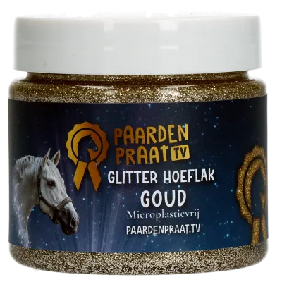 Paardenpraat TV Glitzer Huflack Gold