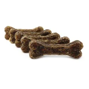 Kauknochen 17 cm 100% Pferdehaut, für Welpe & Senior, 5 Stück, DOGBOSS 100% Natur