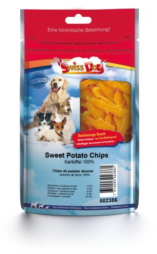 SwissDog Sweet Potato Chips 100 g Hundesnack glutenfrei
