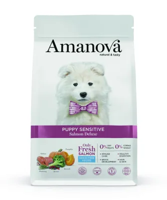 Amanova Can Puppy All Breeds Snesitiv GF Lachs 2 Kg