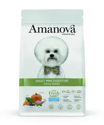 Amanova Adult Mini Digestive Kaninchen Hundefutter 2 kg