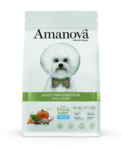 Amanova Adult Mini Digestive Kaninchen Hundefutter 2 kg