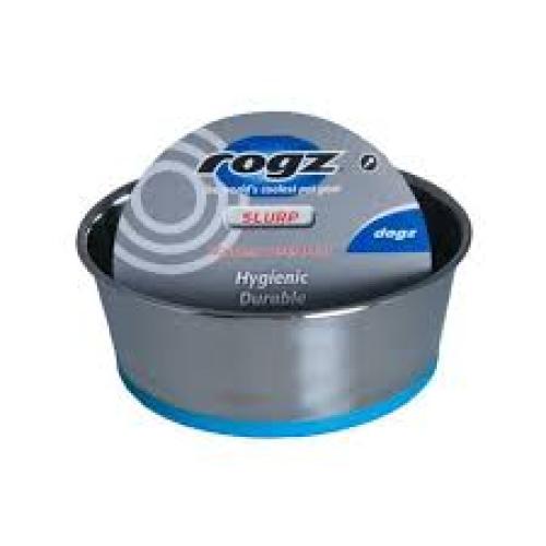 Rogz Slurp Bowlz S Futter- & Wassernapf 650 ml, blau