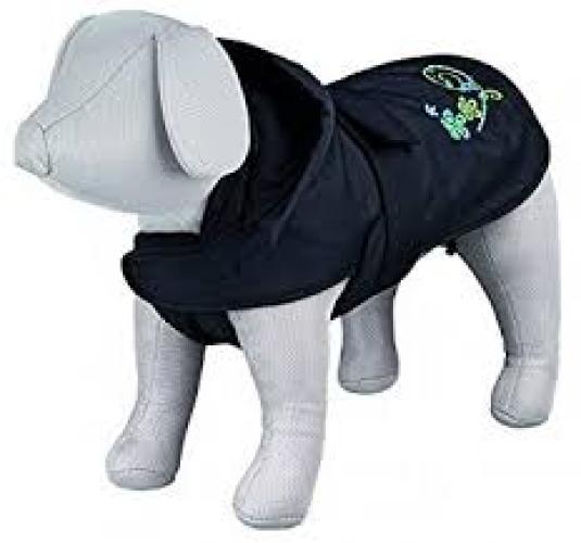 TRIXIE Mantel Evry für Hunde schwarz S, 33 cm Rückenlänge