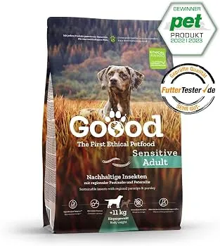 Goood Sensitive Adult Nachhaltige Insekten – 1,8 kg – Goood - Weizenfreies Alleinfutter für ausgewachsene Hunde