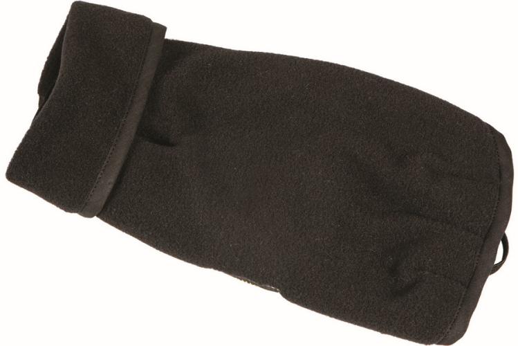 Fashion Dog Antipilling Fleece-Hundemantel Schwarz Grösse 21