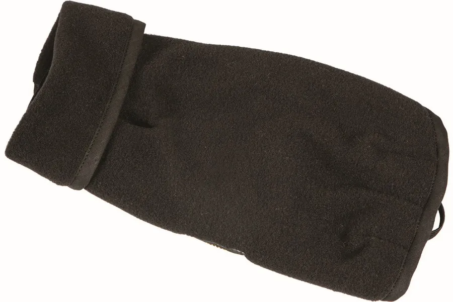 Fashion Dog Antipilling Fleece-Hundemantel Schwarz Grösse 24