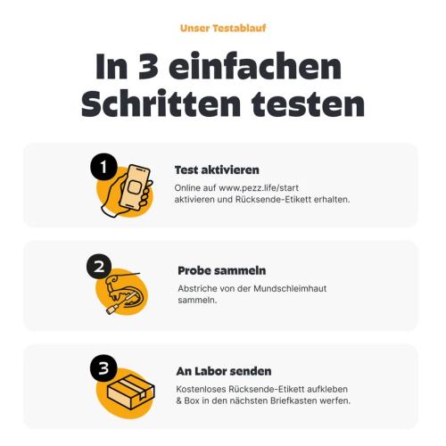 Pezz DNA-Test zur Rassebestimmung für Hunde mit Wolfsanteil