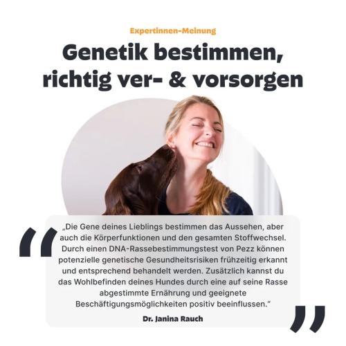 Pezz DNA-Test zur Rassebestimmung für Hunde mit Wolfsanteil