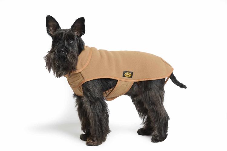 Fashion Dog Antipilling Fleece-Hundemantel Beige Grösse 60