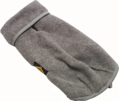 Fashion Dog Antipilling Fleece-Hundemantel Dunkelgrau Grösse 55 cm
