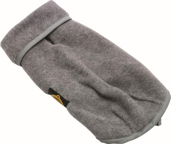 Fashion Dog Antipilling Fleece-Hundemantel Dunkelgrau Grösse 60 cm
