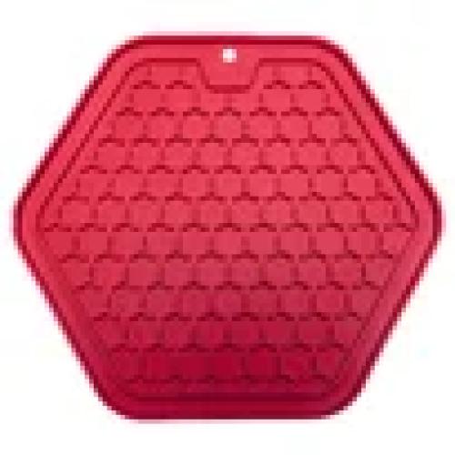Karlie BeezteesSilikon Leckmatte Hexagon pink 23x20x1cm
