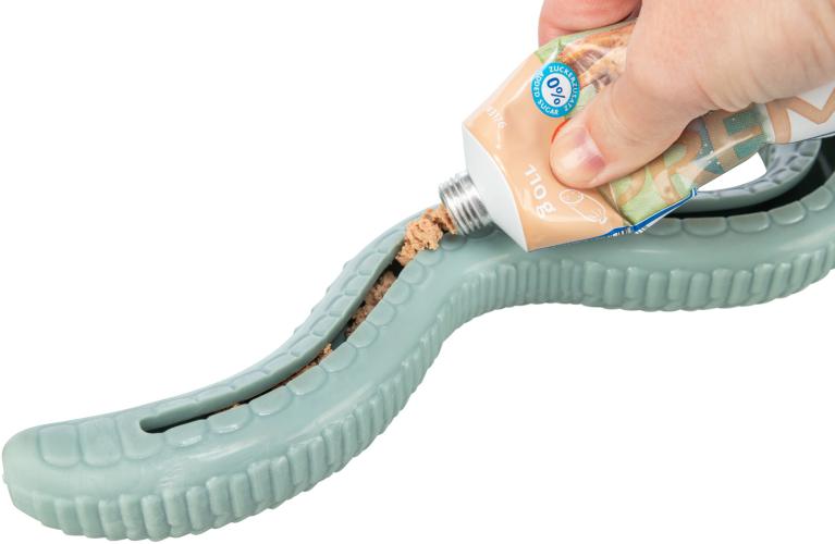 Snack-Snake, TPR, salbei 42cm