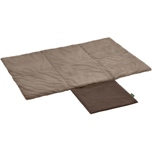 HUNTER Rockford 2in1 Hundedecke & Kissen XL 120 × 80 cm Braun