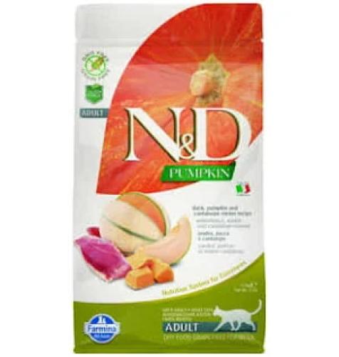 Farmina N&D Pumpkin Ente, Kürbis & Melone Katzenfutter 5 kg