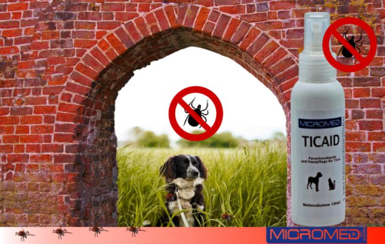 Zeckenspray für Tiere Ticaid 100ml - Micromed