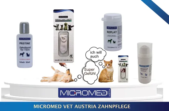 Zähne und Zahnfleisch für Hund und Katze, Replat 70gr - Micromed