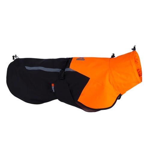 Regenmantel Hund schwarz/orange 40 – Fjord Raincoat, Non-stop dogwear