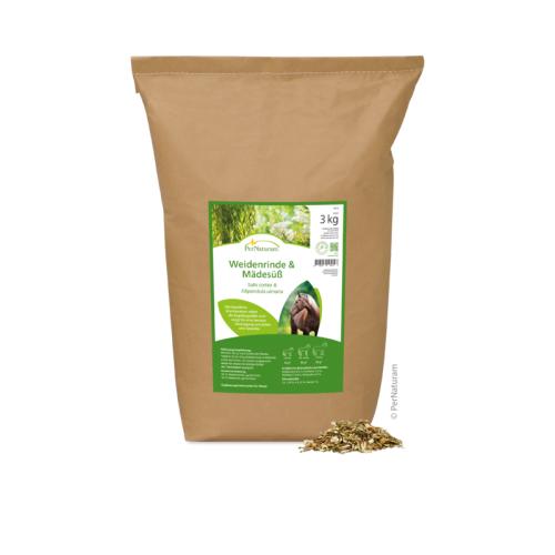 Ergänzungsfutter Pferd Weidenrinde/Mädesüß 3 kg – PerNaturam