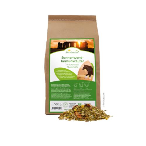 Ergänzungsfutter Pferd Sonnenwend - Immunkräuter 500 g – PerNaturam