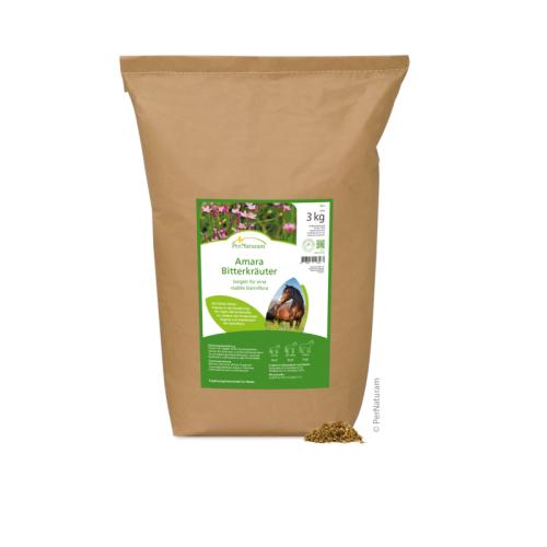 Ergänzungsfutter Pferd Amara Bitterkräuter 3 kg – PerNaturam