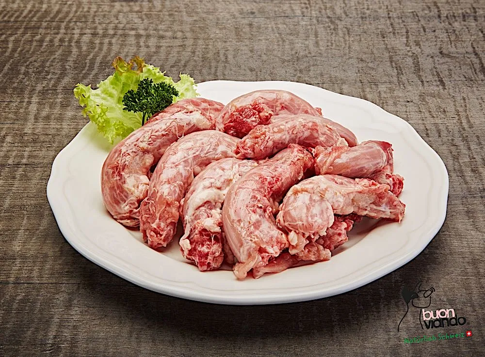 BARF Poulethälse einzeln gefroren 2 kg – buon viando