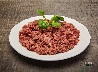 BARF Pferde-Muskelfleisch pur gehackt 500 g – buon viando