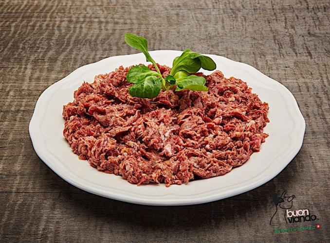 BARF Pferde-Muskelfleisch pur gehackt 500 g – buon viando