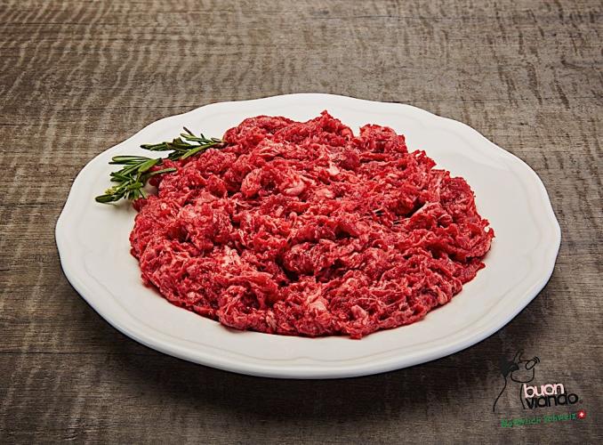 BARF Wild-Muskelfleisch pur gehackt 500 g – buon viando