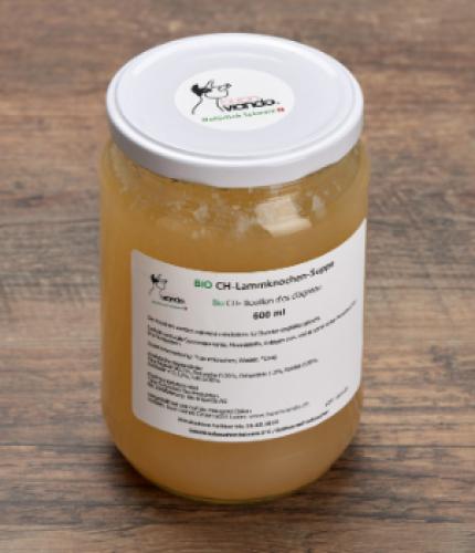 Bio Lammknochen-Suppe 600 ml für Hunde & Katzen – buon viando