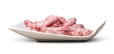 BARF-Knochen Poulethälse lose gefroren 1k g – BigPet