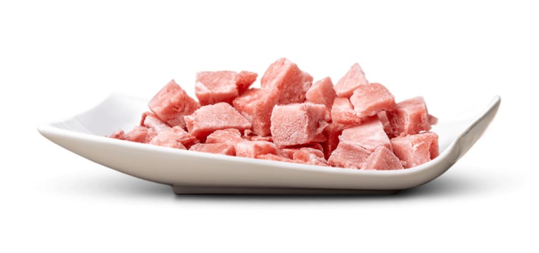 BARF-Fleisch Kaninchenfleisch in Stücken, lose gefroren 500 g – BigPet