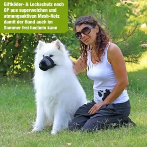 Hundemaulkorb Giftköderschutz Netz/Leckschutz S kurz – Nature Pet
