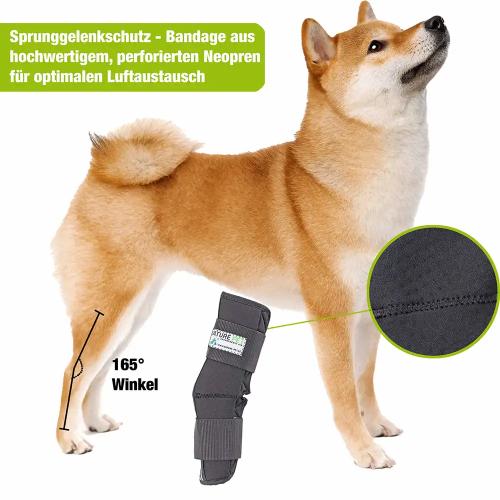 Hundebandage Sprunggelenk XS 165 Grad – Nature Pet