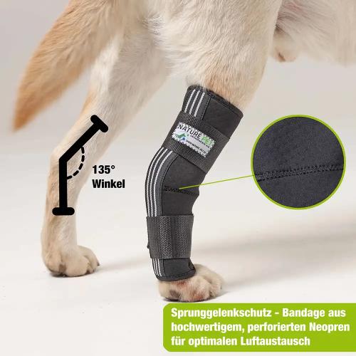 Hundebandage Sprunggelenk XS 165 Grad – Nature Pet